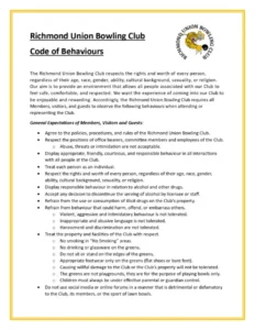 Code Of Conduct