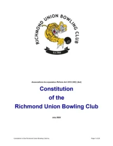 Constitution of the RUBC