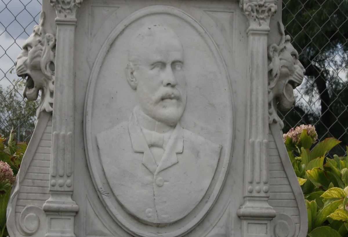 Walter Nation Marble Monument